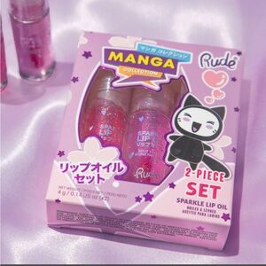 Rude Manga Collection Sparkle Lip Oil Set